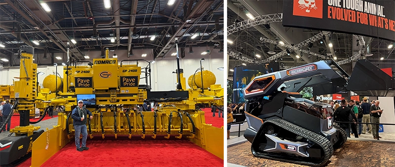 Comaco CP2400 and Bobcat at ConExpo 2026