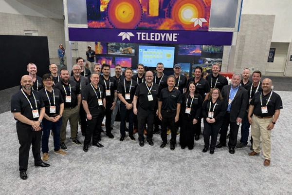 Vince Carson with the Teledyne team at CONEXPO 2026